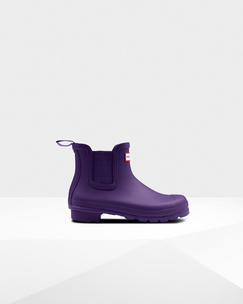 Womens Chelsea Boots - Hunter Original (03SFRTYQE) - Blue Purple